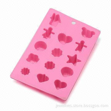 Ice Cube Tray, Available in Different Shapes, Made of Food-grade Silicone Material